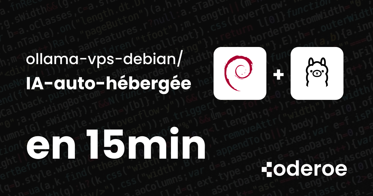 Ollama sur VPS Debian : déployer une IA auto-hébergée